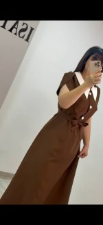 پیراهن-کوکی-قهوه ای
